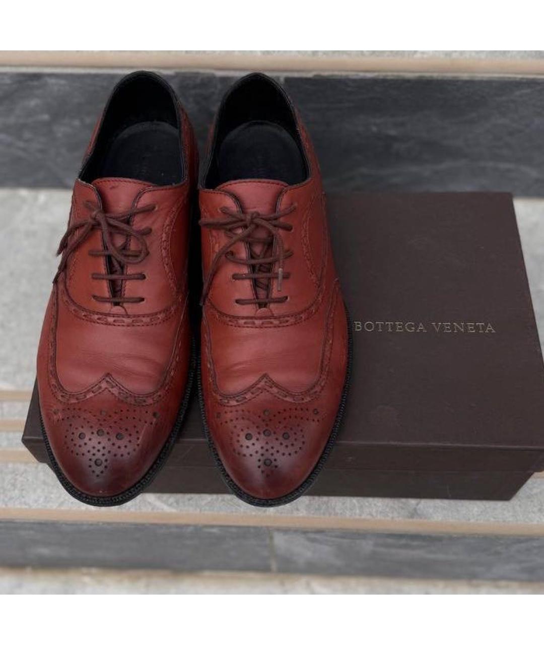 BOTTEGA VENETA Кожаные брогги и оксфорды, фото 3