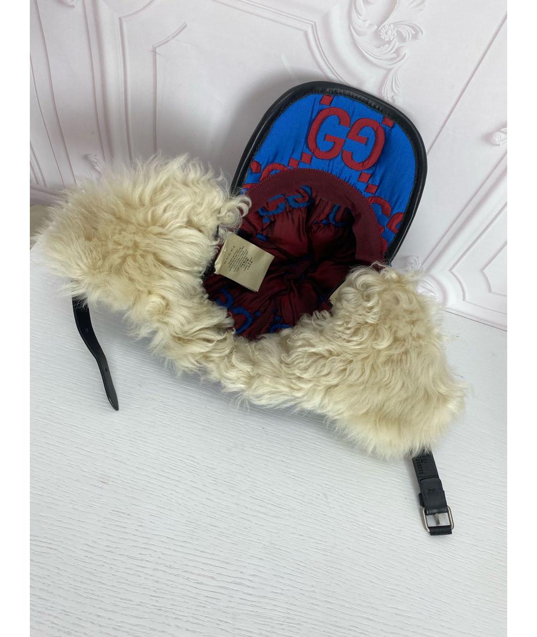 GUCCI Синяя шапка, фото 3
