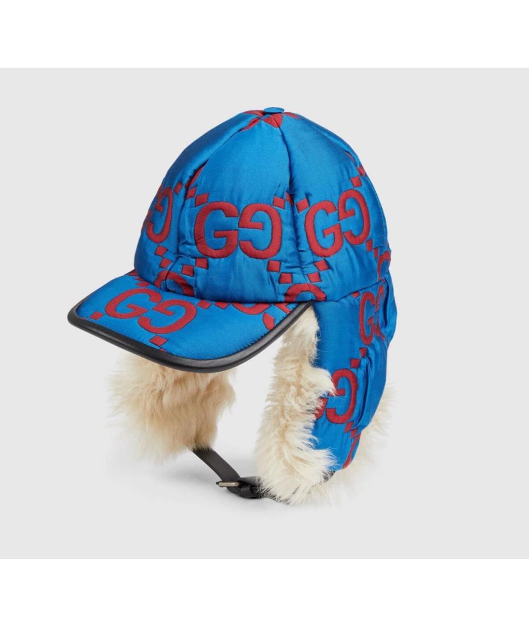 GUCCI Синяя шапка, фото 9