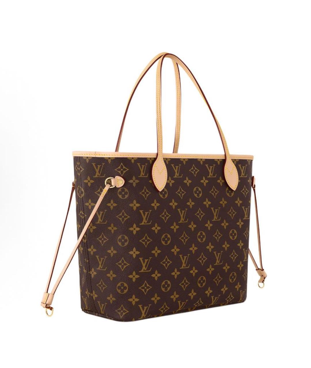 LOUIS VUITTON Коричневая сумка тоут, фото 3