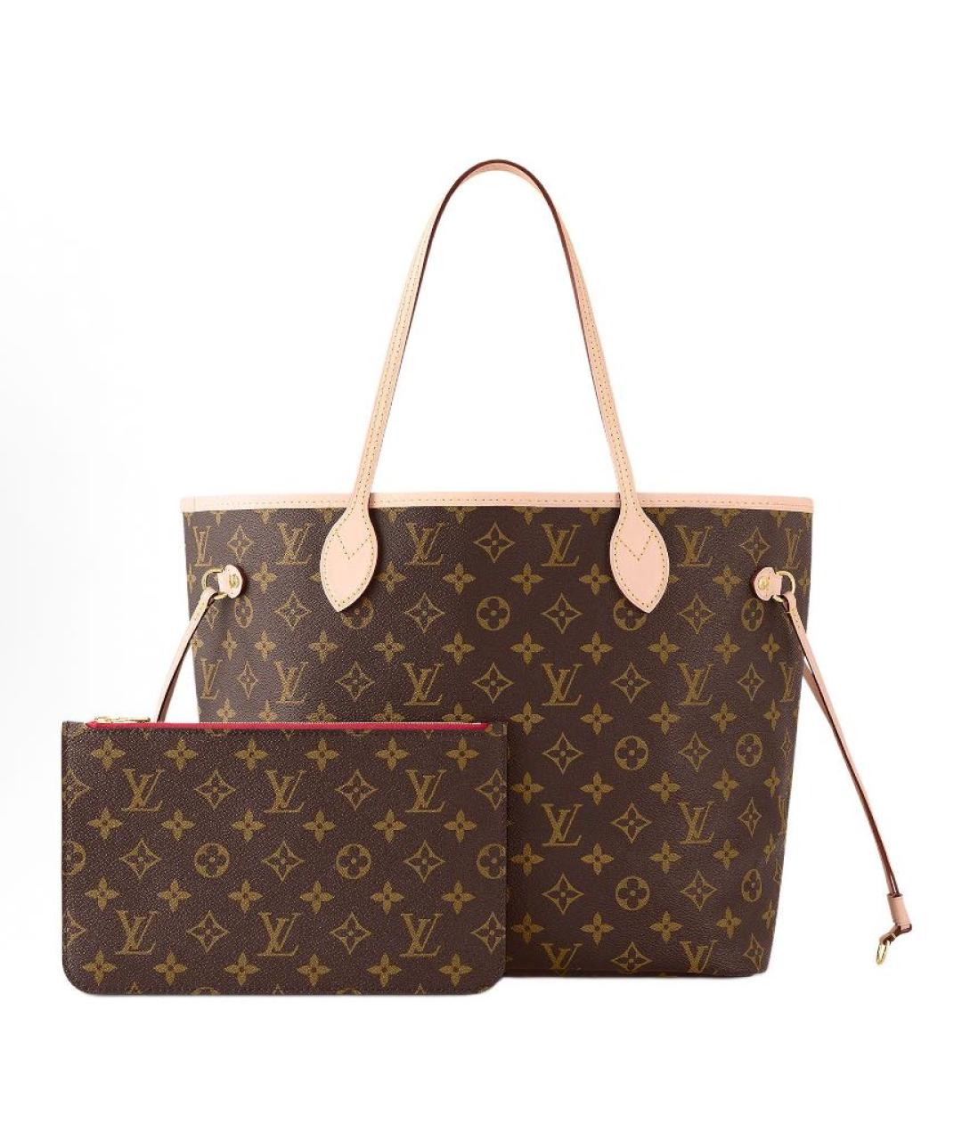 LOUIS VUITTON Коричневая сумка тоут, фото 2