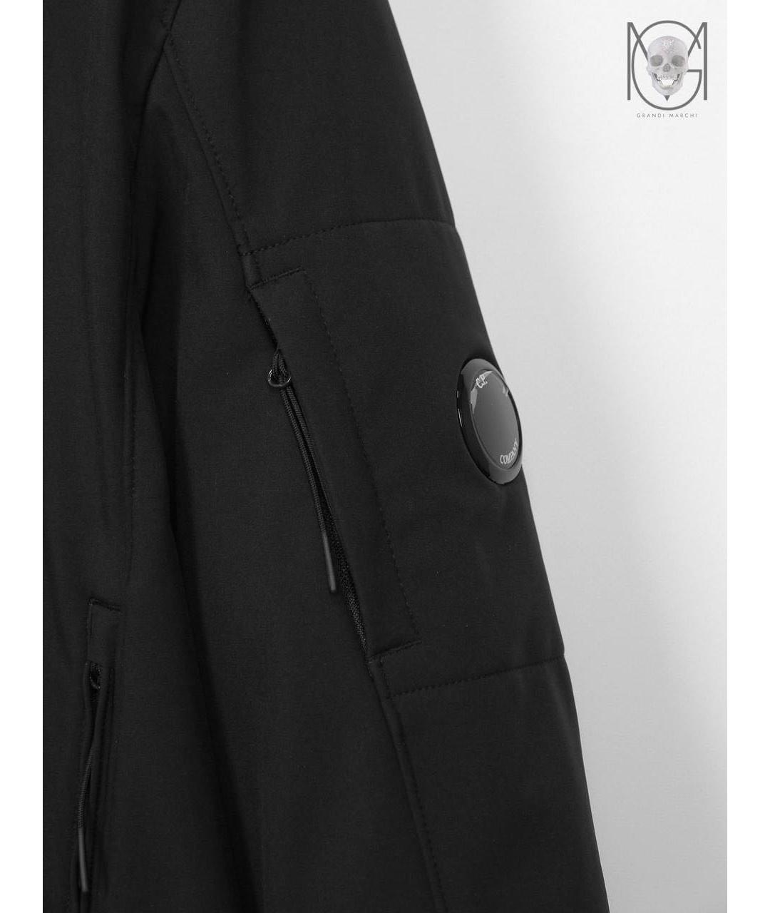 CP COMPANY Черная полиэстеровая куртка, фото 6
