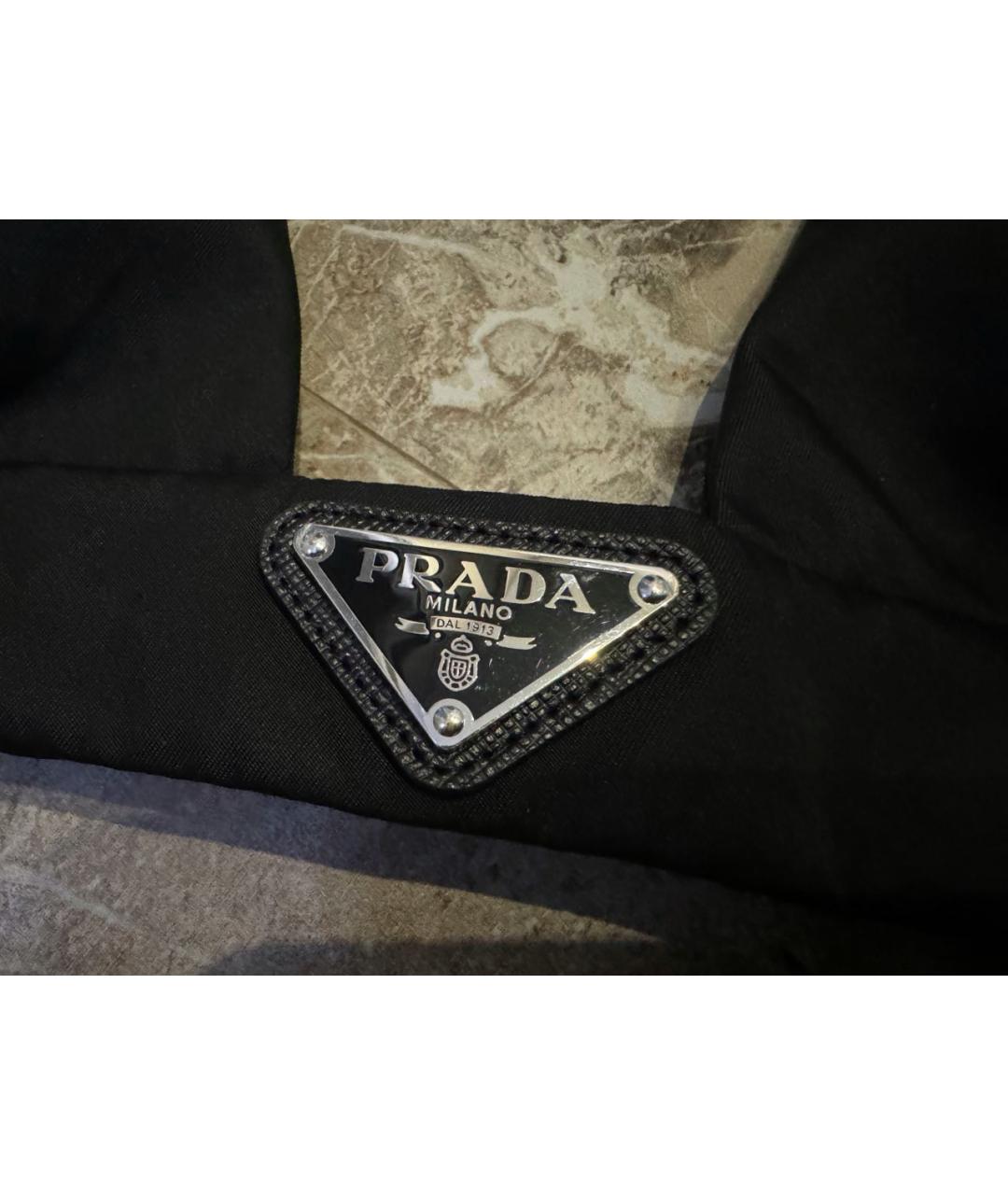 PRADA Черная майка, фото 5
