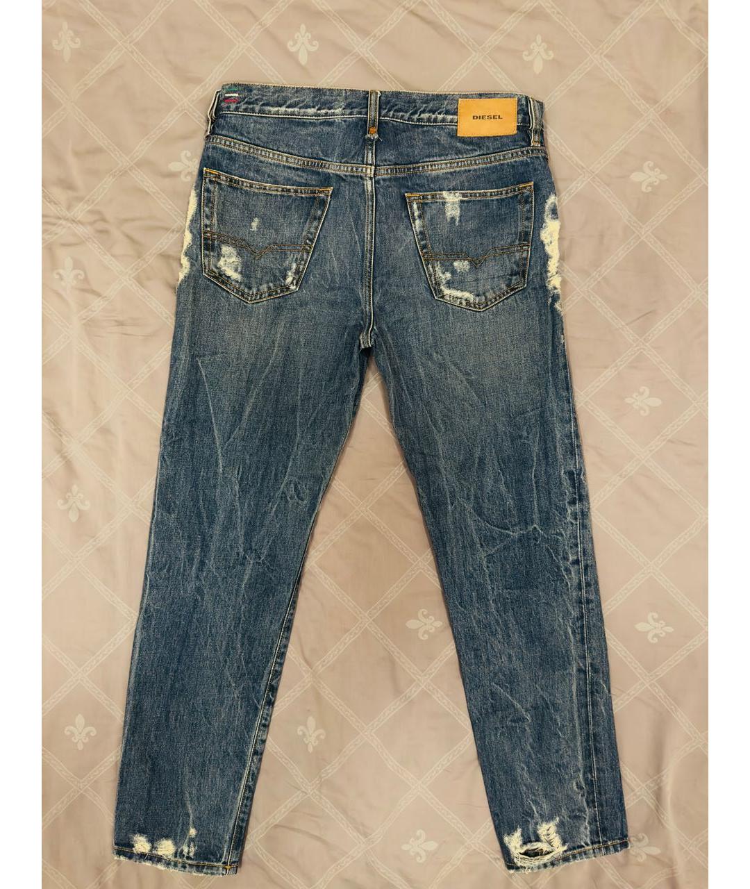 DIESEL Темно-синие хлопковые джинсы скинни, фото 2