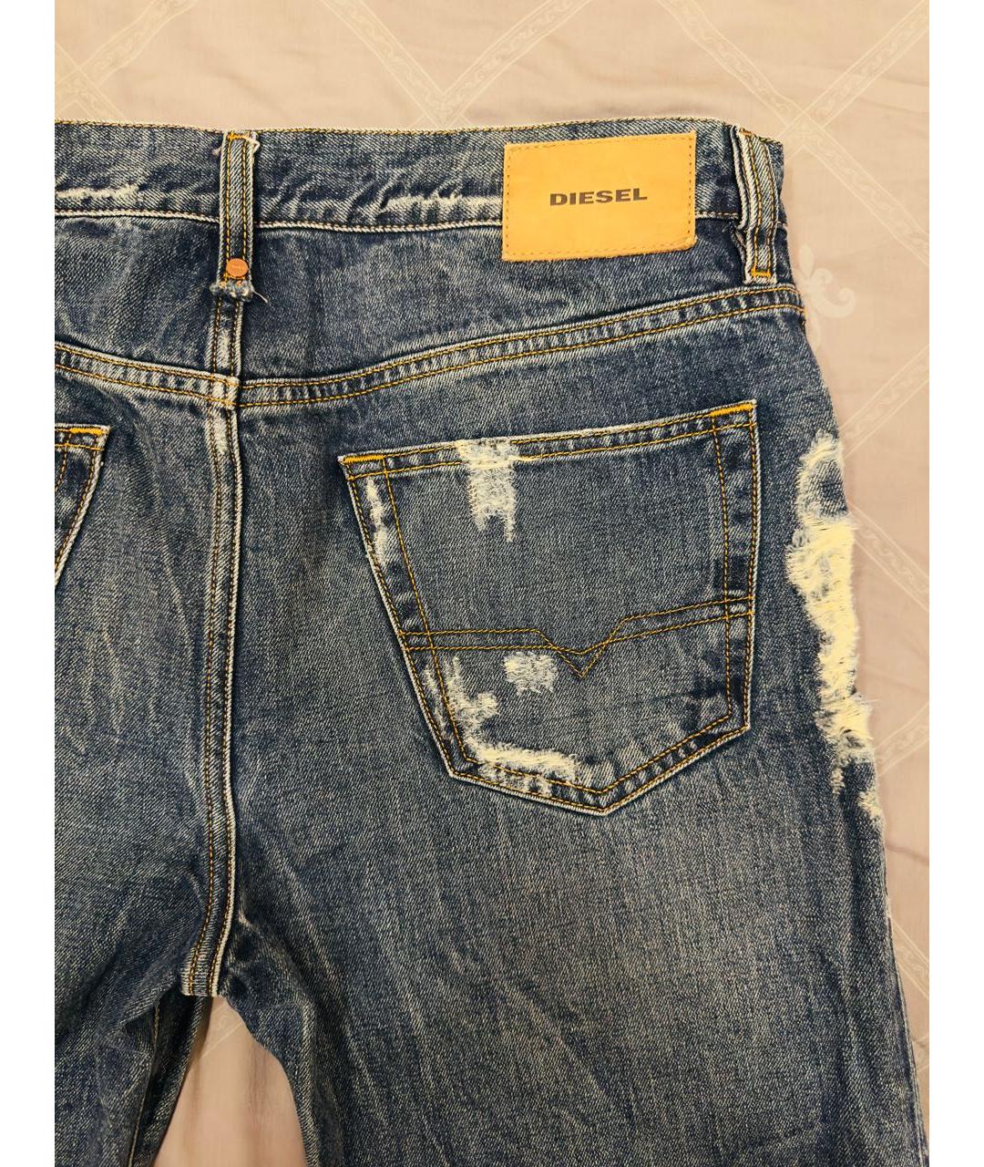 DIESEL Темно-синие хлопковые джинсы скинни, фото 4