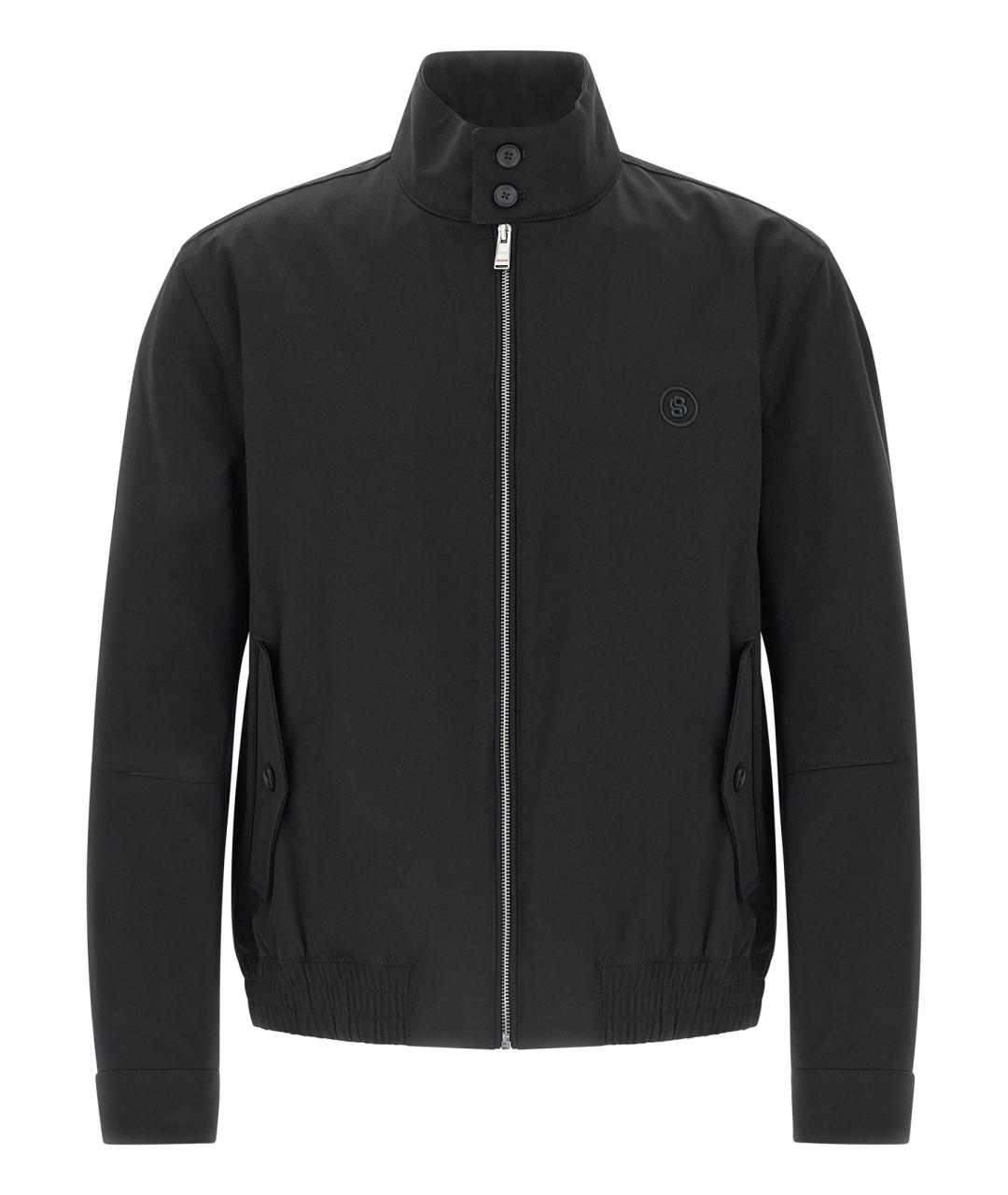 HUGO BOSS Черная хлопковая куртка, фото 1