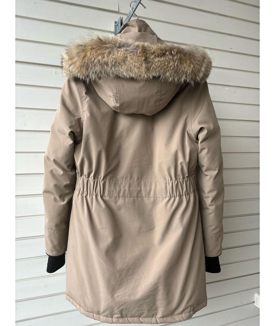 CANADA GOOSE Бежевая полиэстеровая парка, фото 2