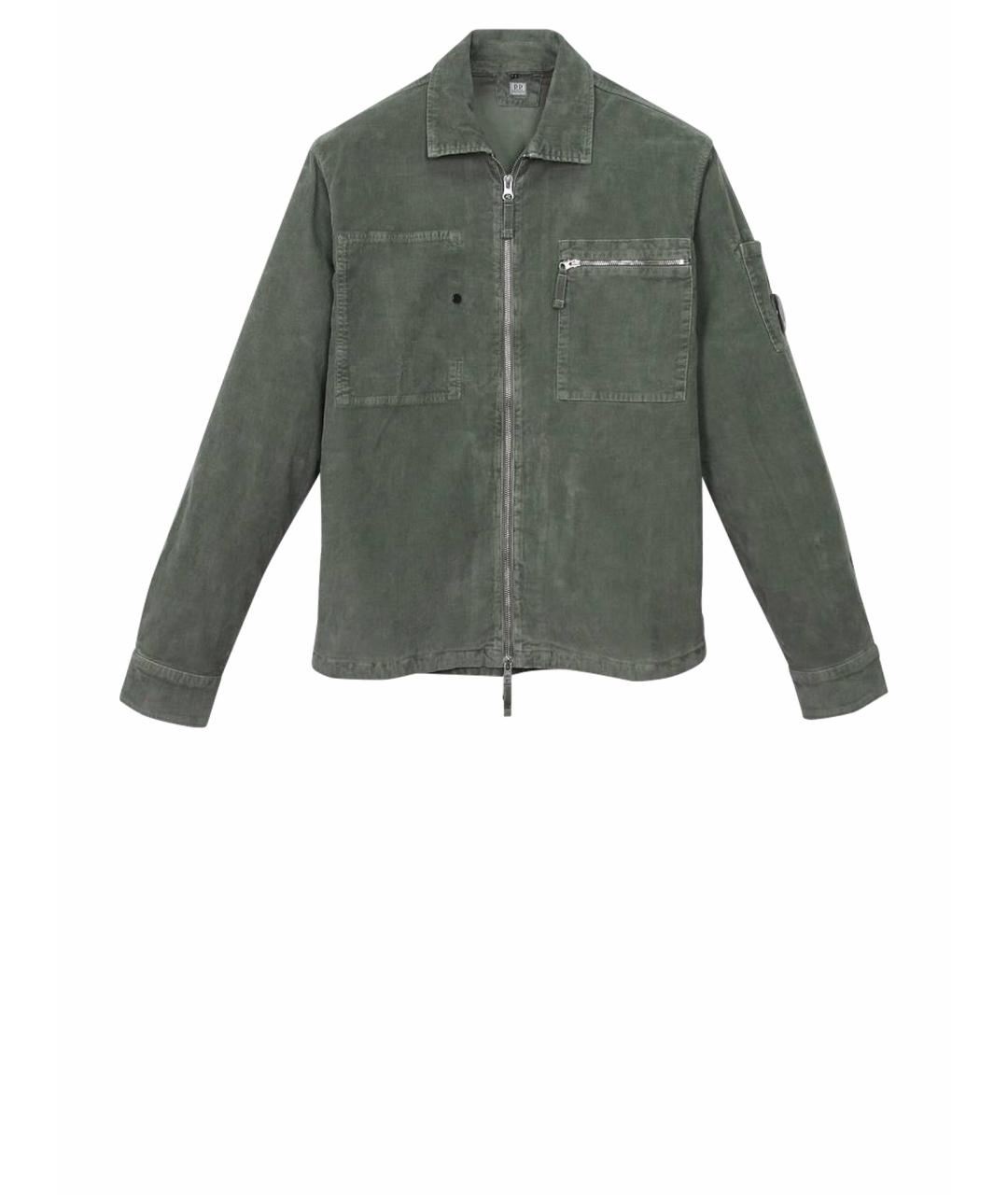 CP COMPANY Хаки хлопковая куртка, фото 1