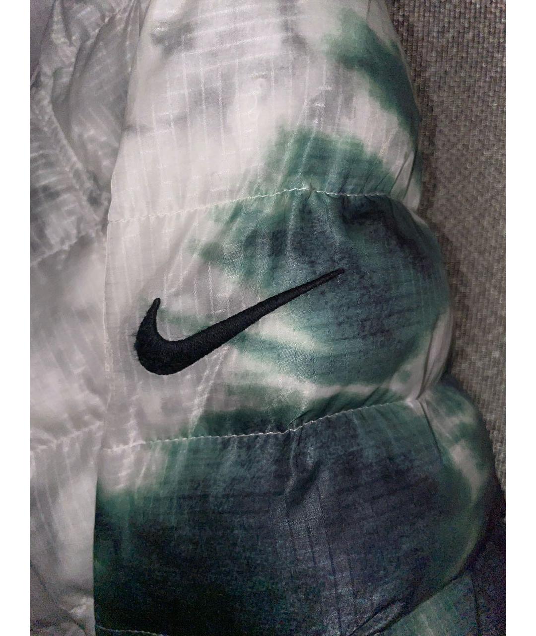 NIKE Белая полиамидовая куртка, фото 6