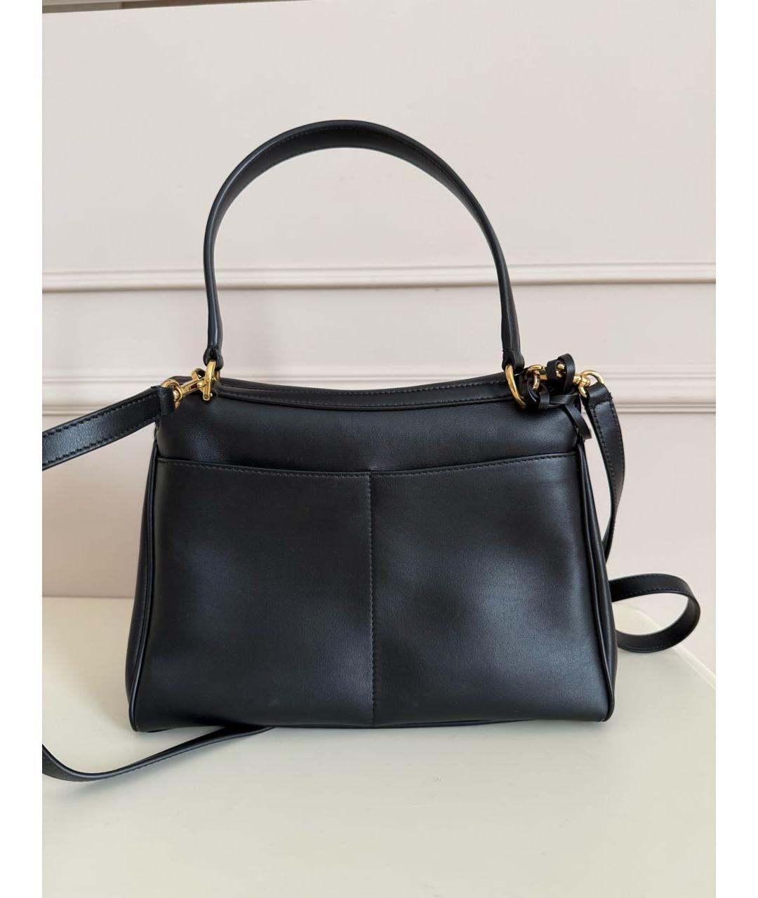 BALENCIAGA Черная кожаная сумка через плечо, фото 3