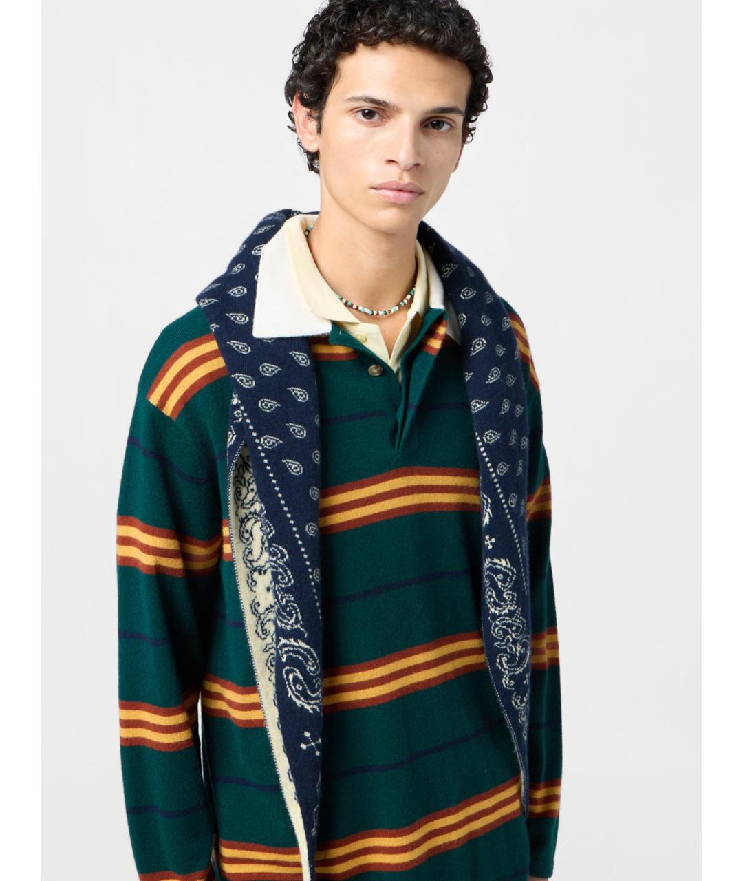 GUEST IN RESIDENCE Зеленый кашемировый джемпер / свитер, фото 3