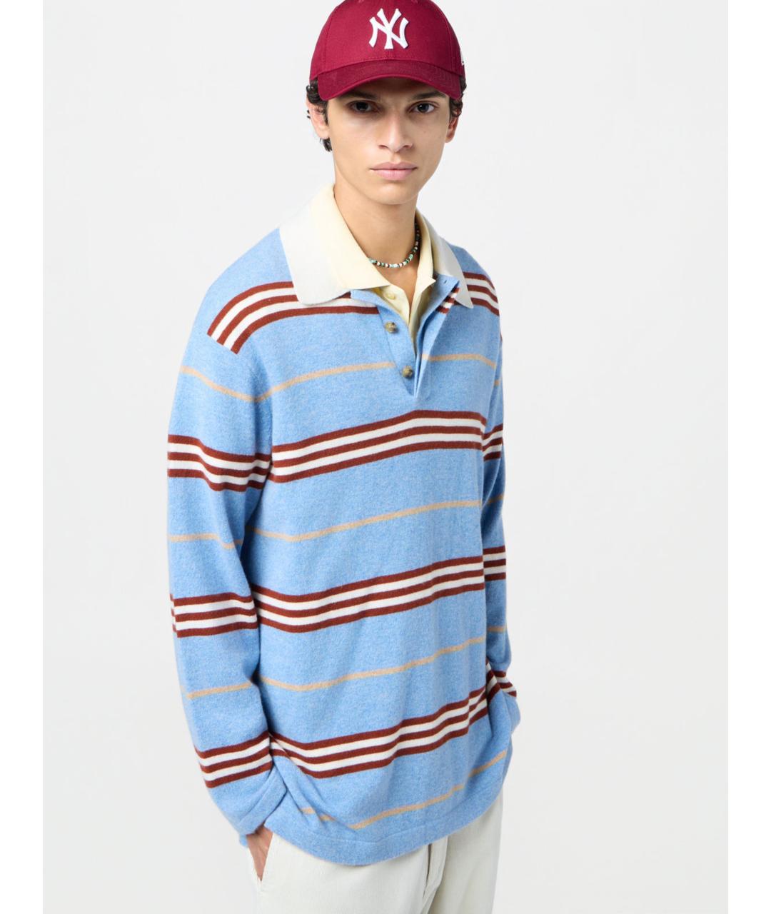 GUEST IN RESIDENCE Голубой кашемировый джемпер / свитер, фото 2