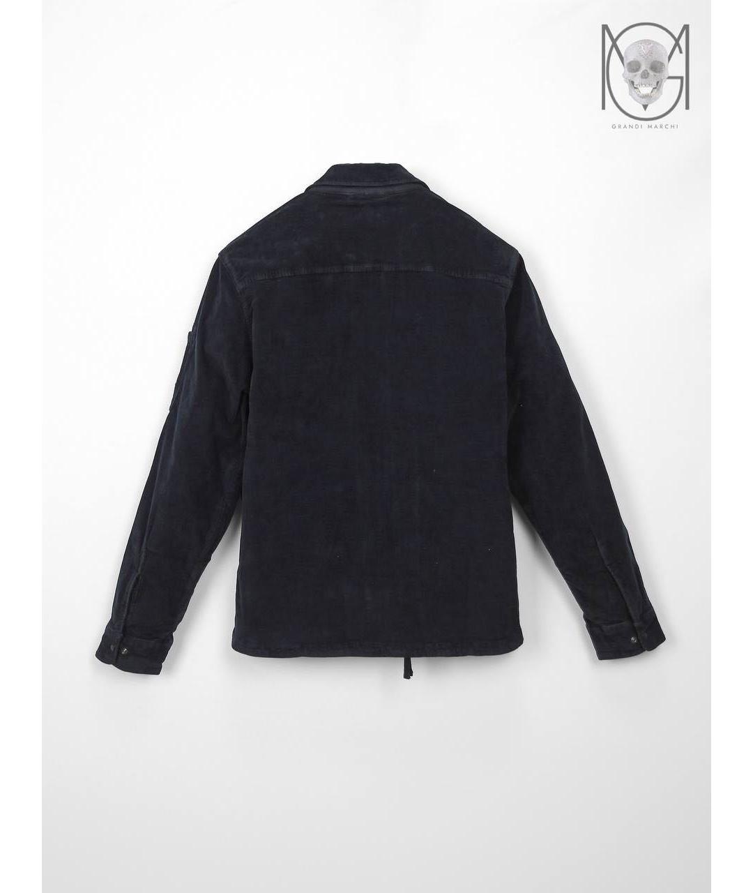 CP COMPANY Темно-синяя хлопковая куртка, фото 2