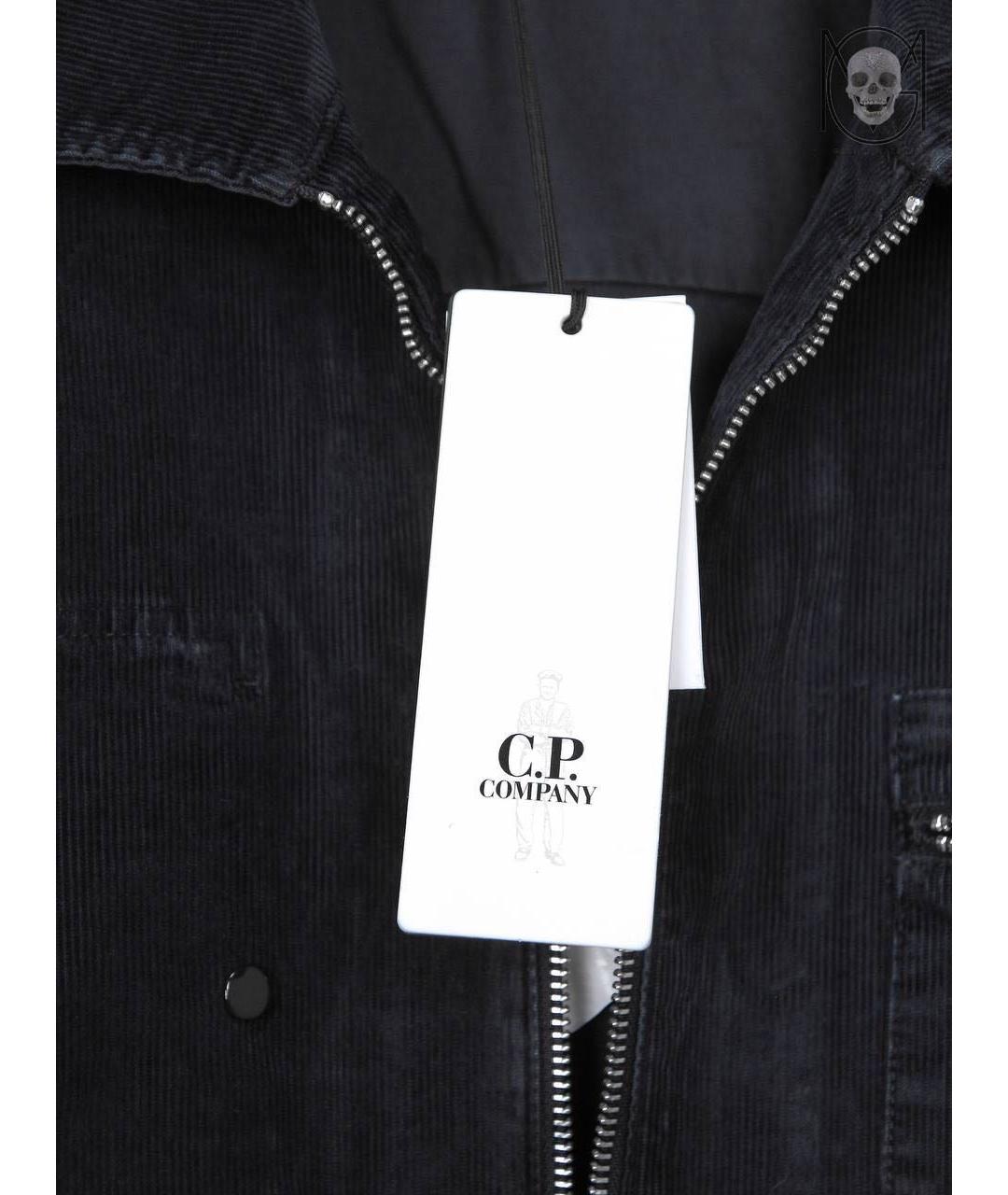 CP COMPANY Темно-синяя хлопковая куртка, фото 3