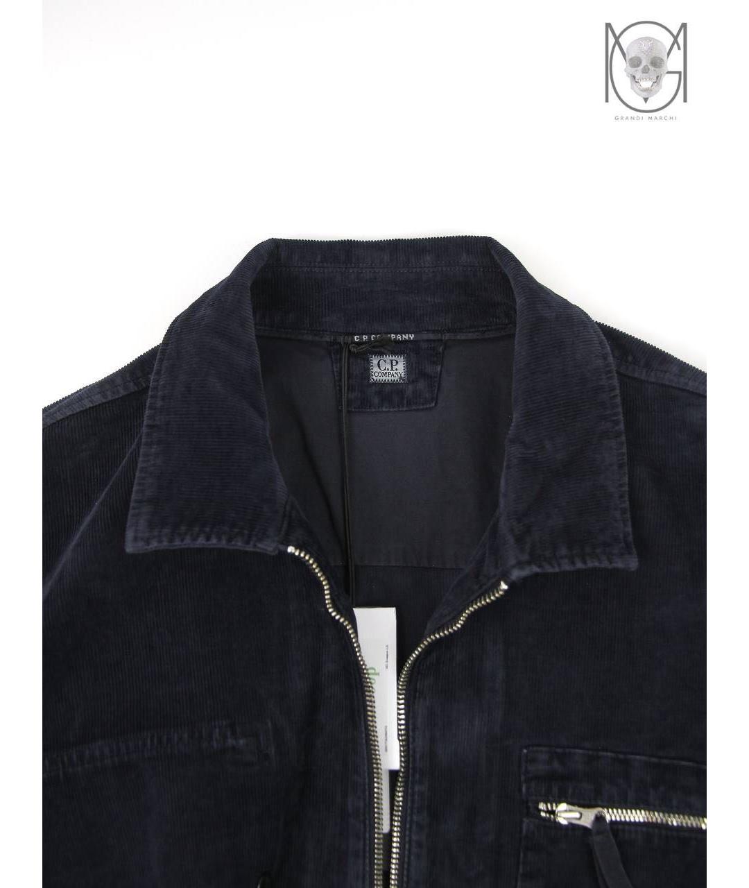 CP COMPANY Темно-синяя хлопковая куртка, фото 4