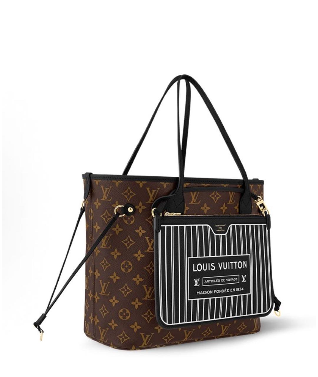 LOUIS VUITTON Черная сумка тоут, фото 4