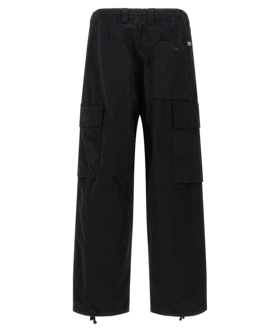 CP COMPANY Черные хлопковые повседневные брюки, фото 2