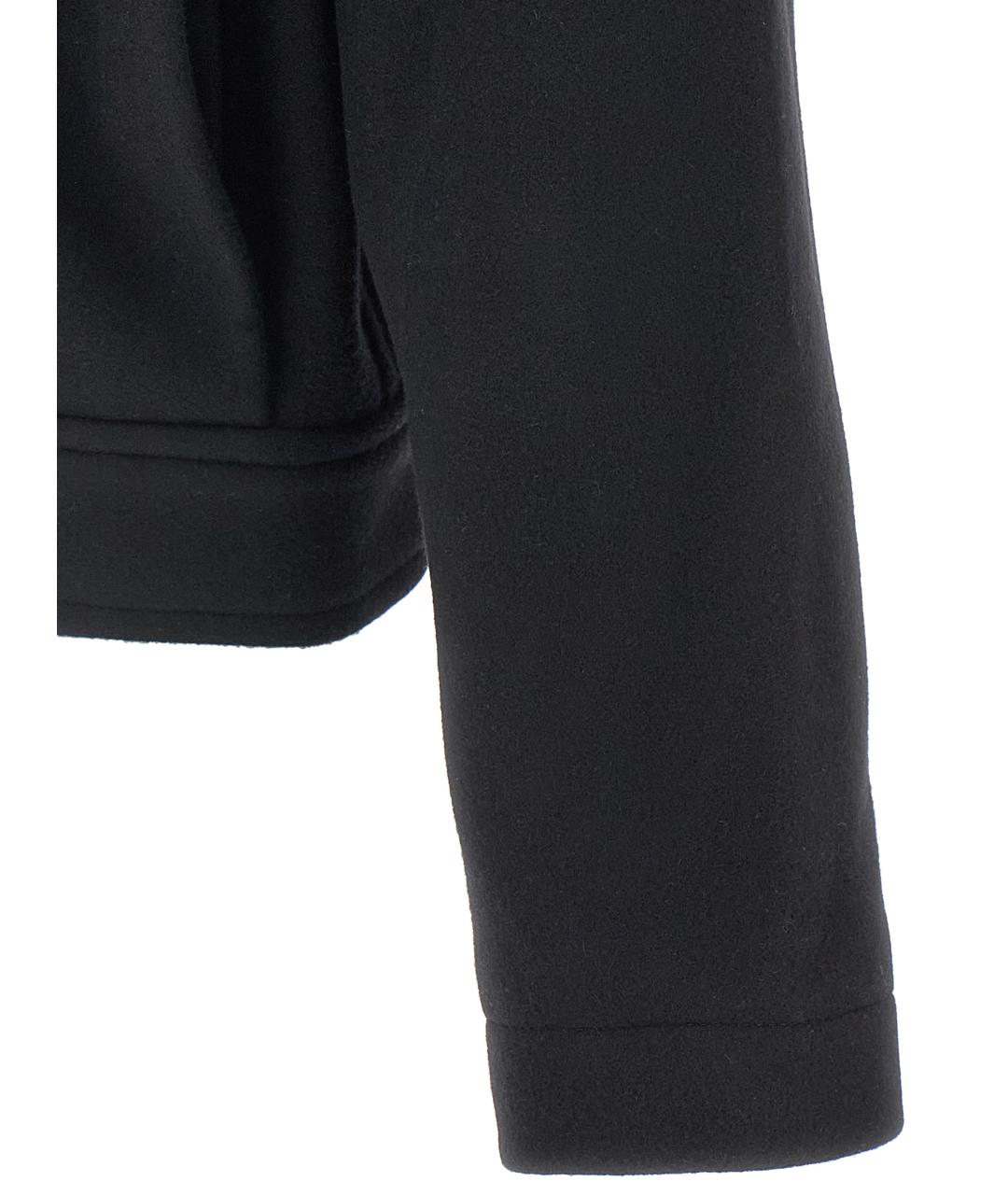 JACQUEMUS Черное шерстяное пальто, фото 4