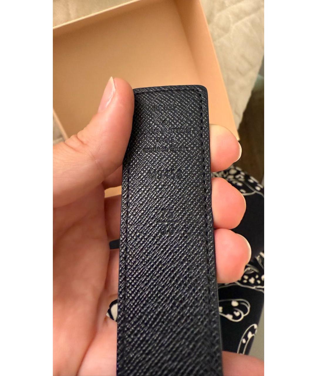 LOUIS VUITTON Черный ремень, фото 8