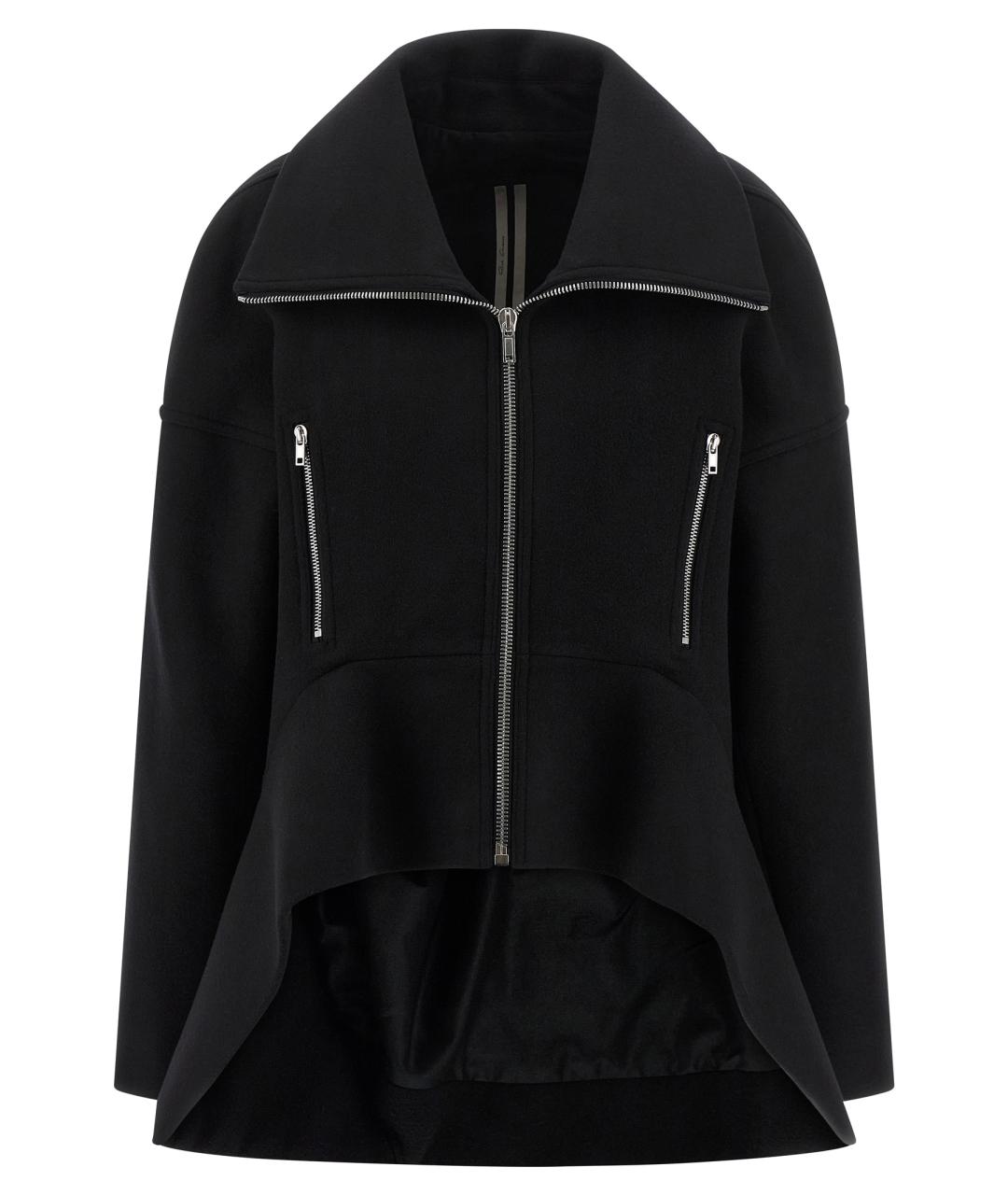 RICK OWENS Черная шерстяная куртка, фото 1