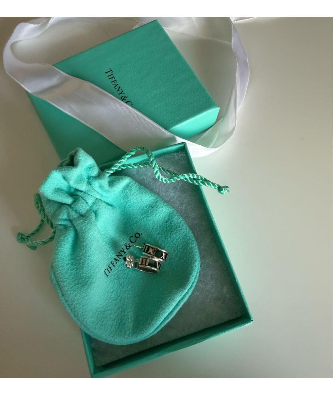 TIFFANY&CO Серебряные серебряные серьги, фото 5