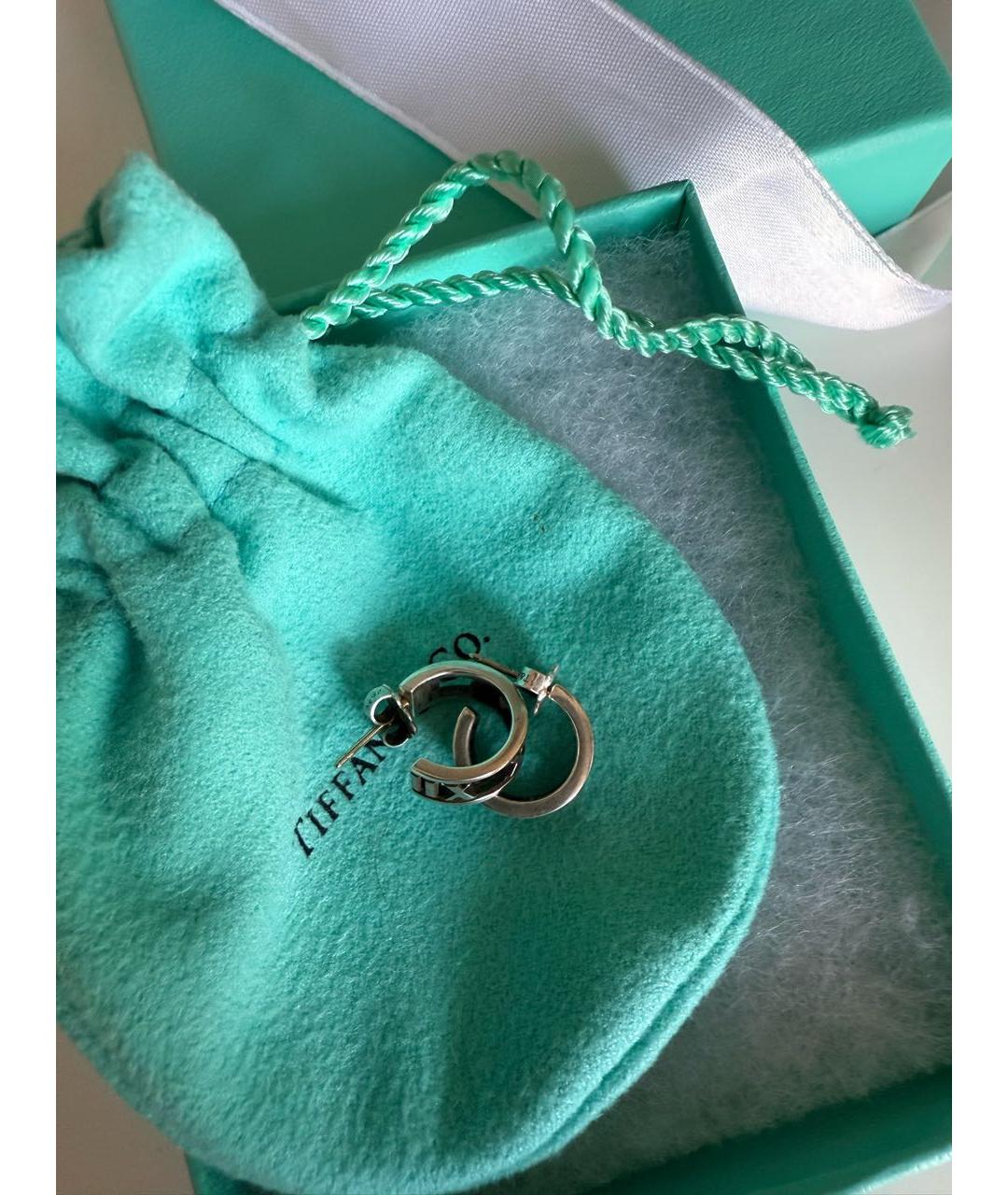 TIFFANY&CO Серебряные серебряные серьги, фото 3