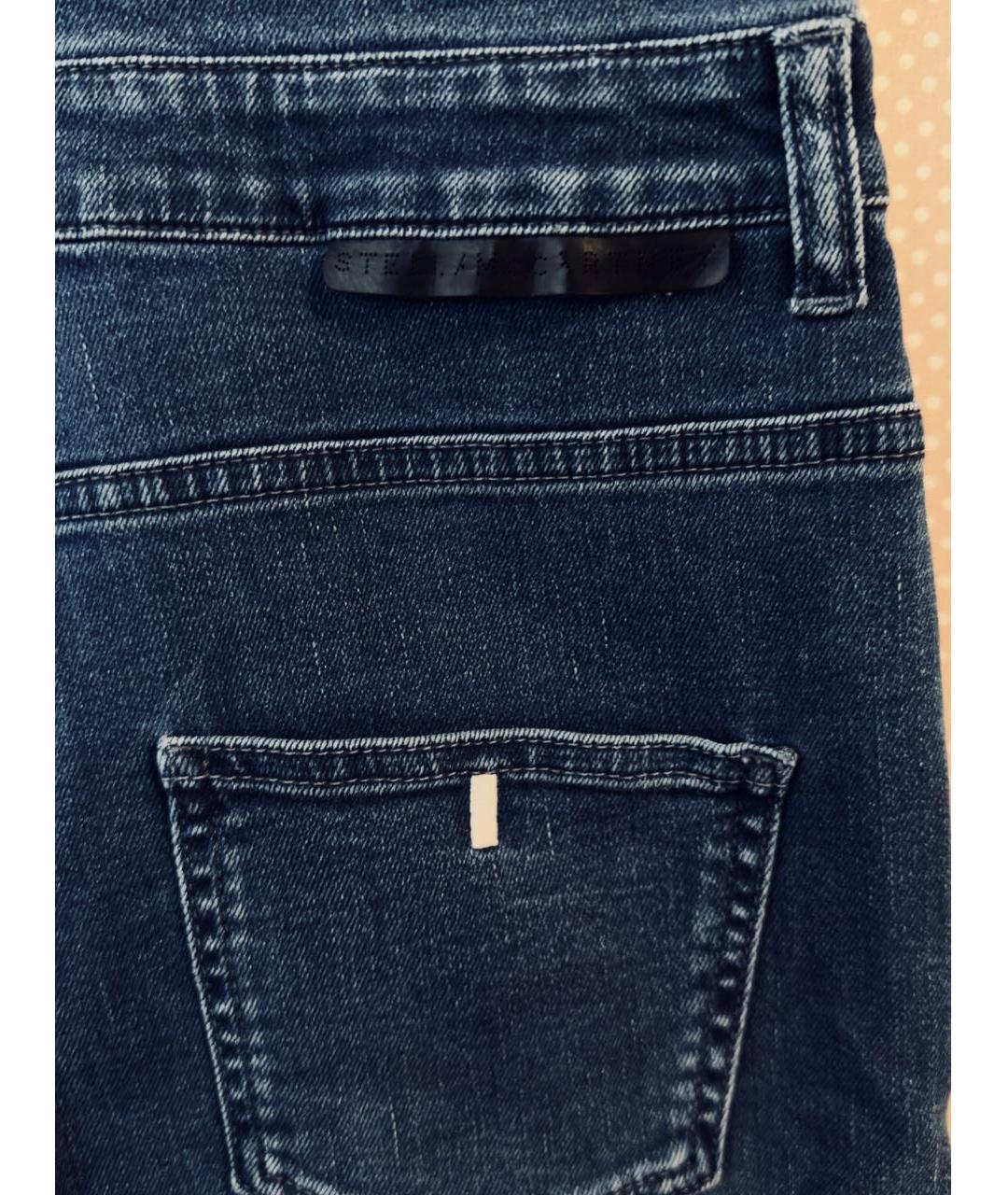 STELLA MCCARTNEY Синий хлопко-эластановый комбинезон, фото 7