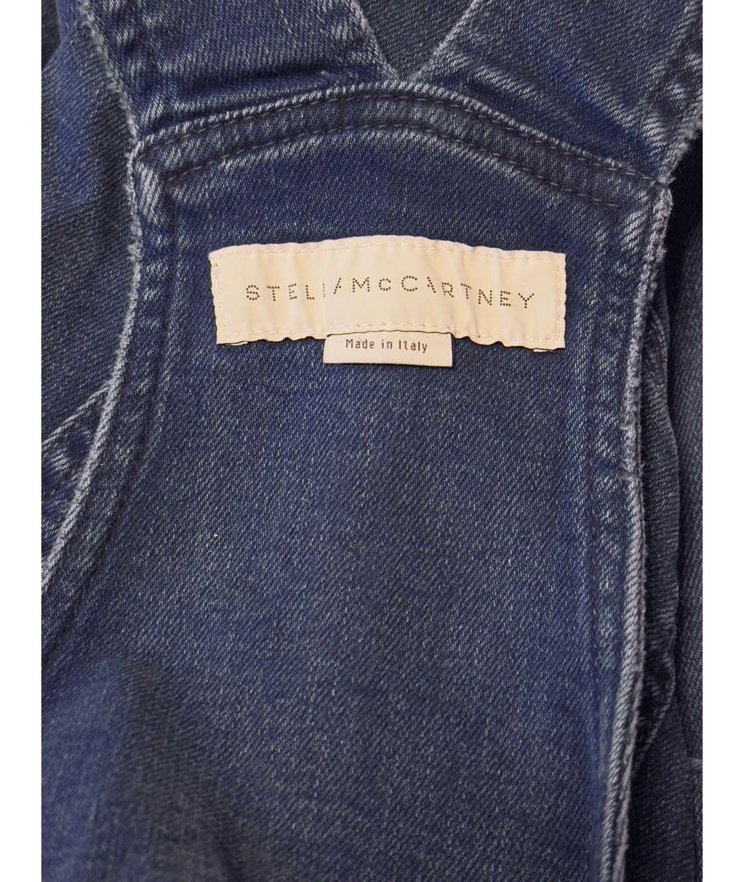 STELLA MCCARTNEY Синий хлопко-эластановый комбинезон, фото 2
