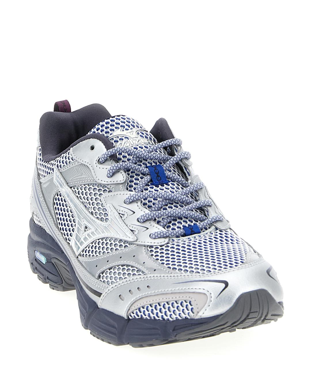MIZUNO Серебряные синтетические низкие кроссовки / кеды, фото 2