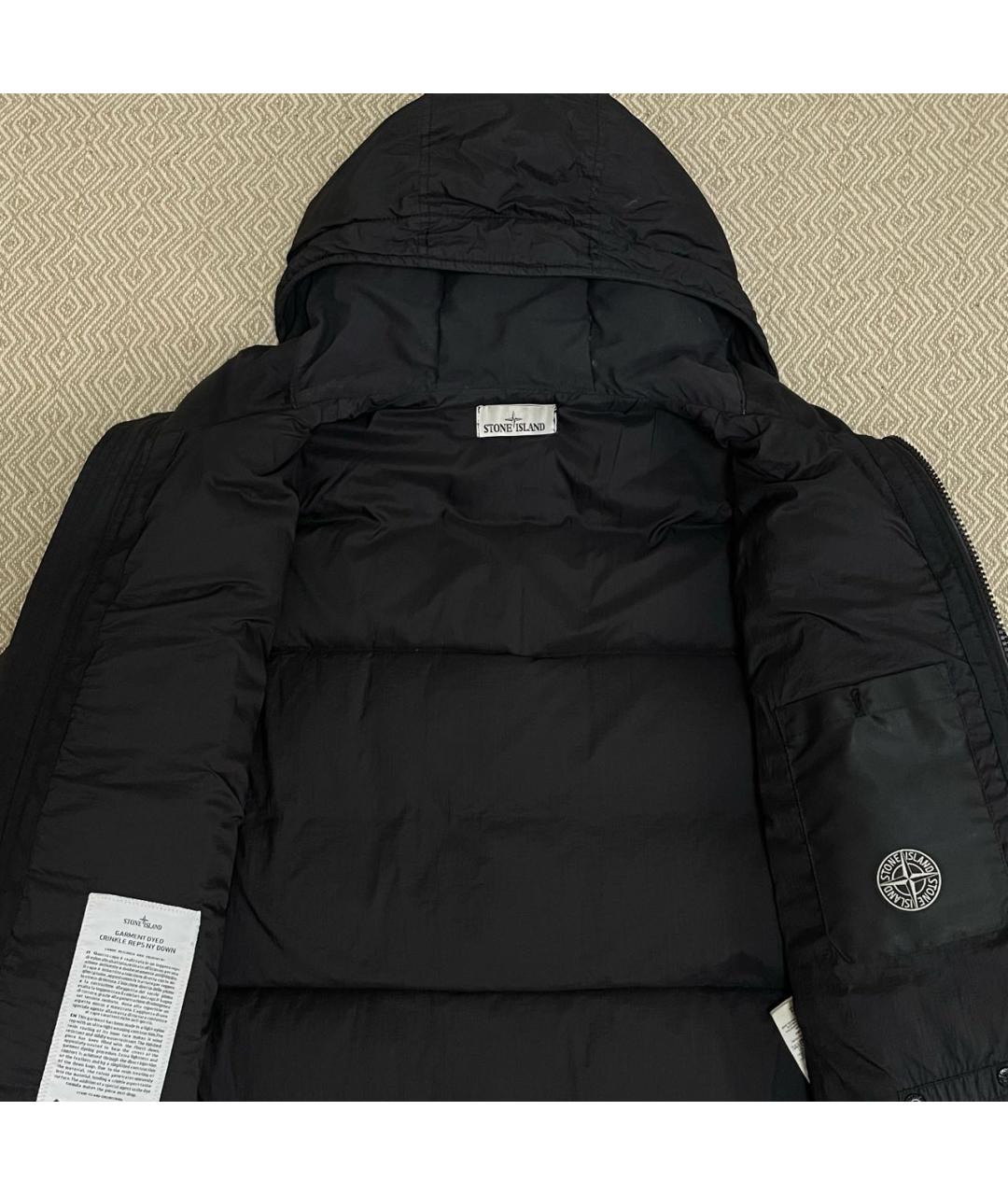 STONE ISLAND Черная парка, фото 3