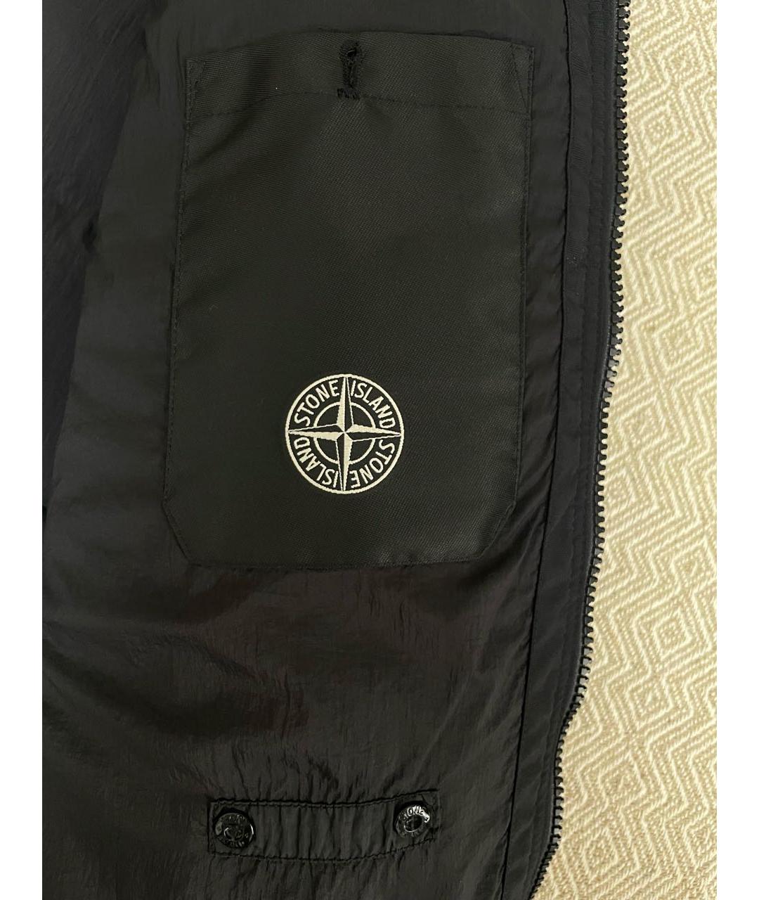STONE ISLAND Черная парка, фото 8