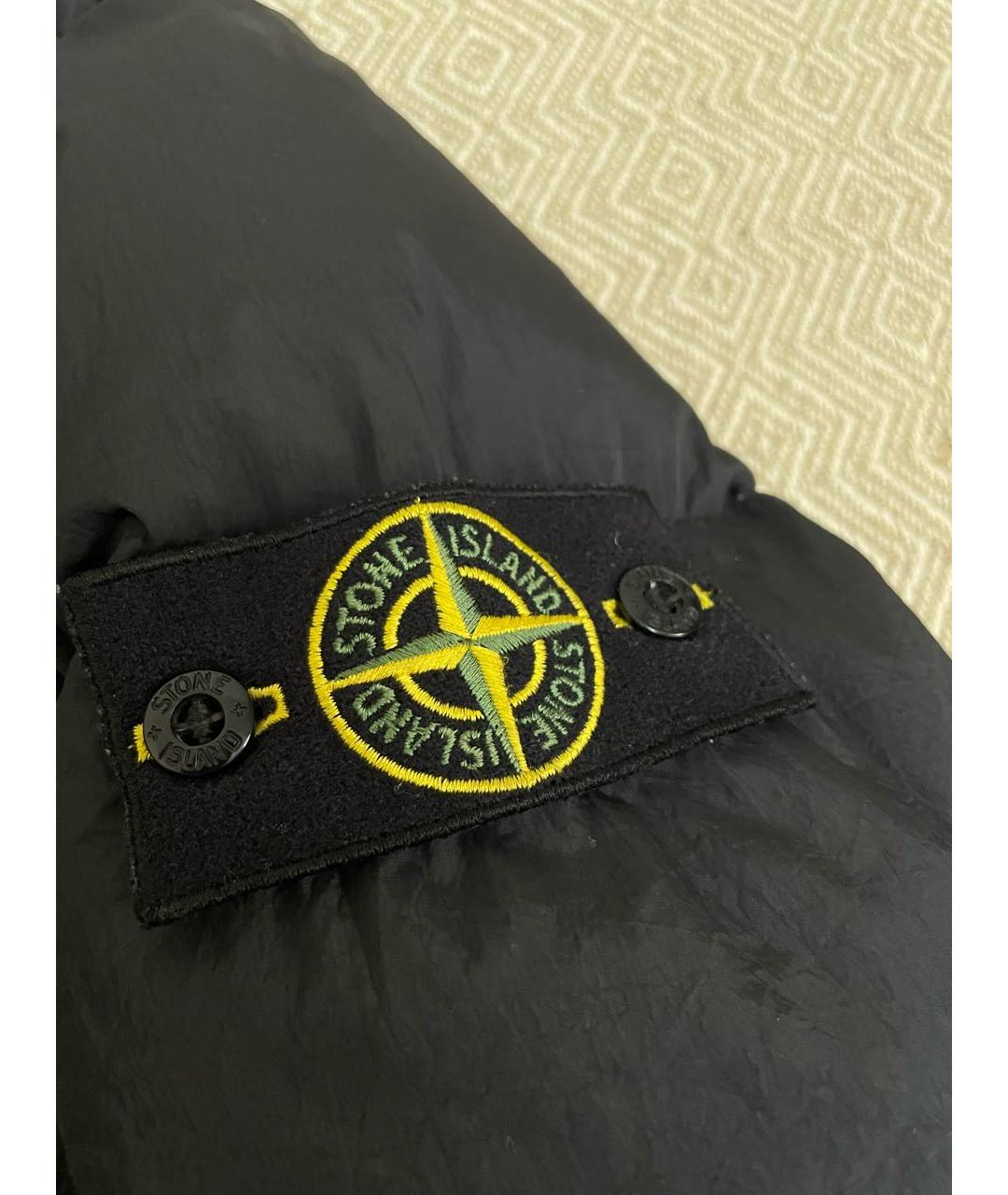 STONE ISLAND Черная парка, фото 5