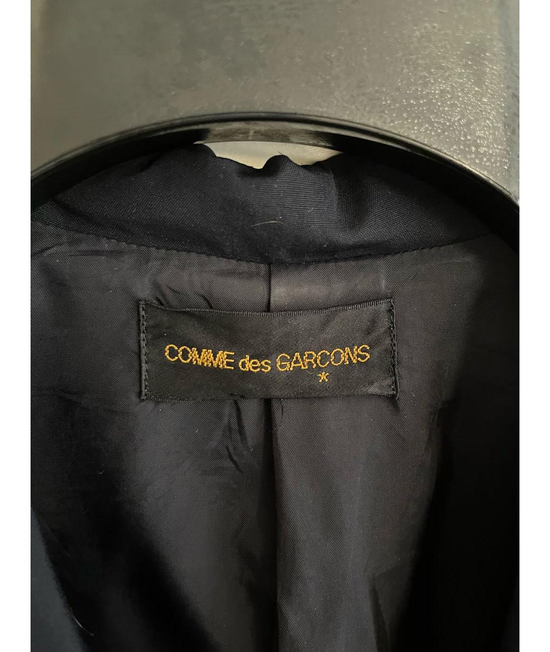 COMME DES GARÇONS Темно-синий полиэстеровый жакет/пиджак, фото 3
