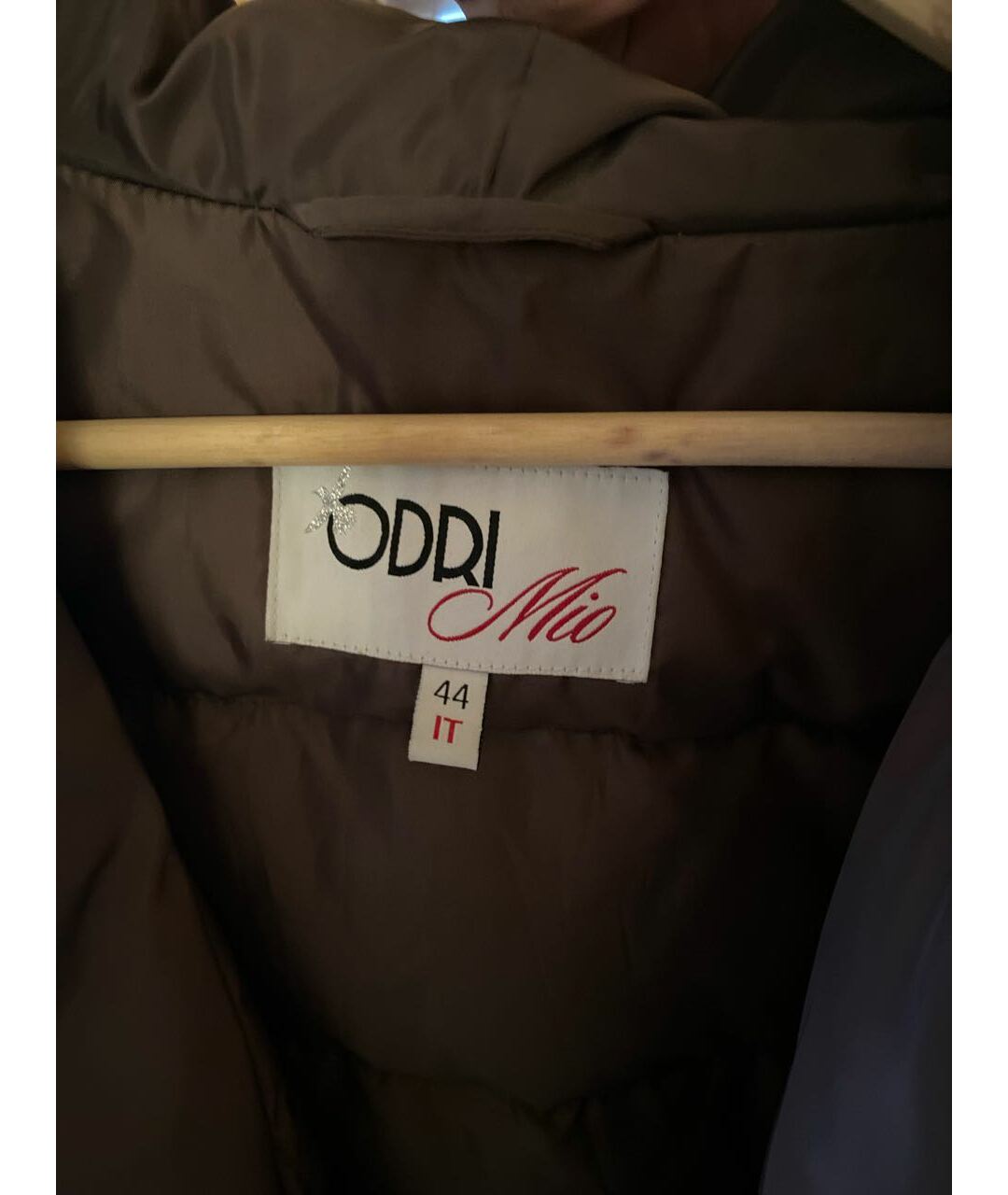 ODRI Коричневая полиэстеровая куртка, фото 3