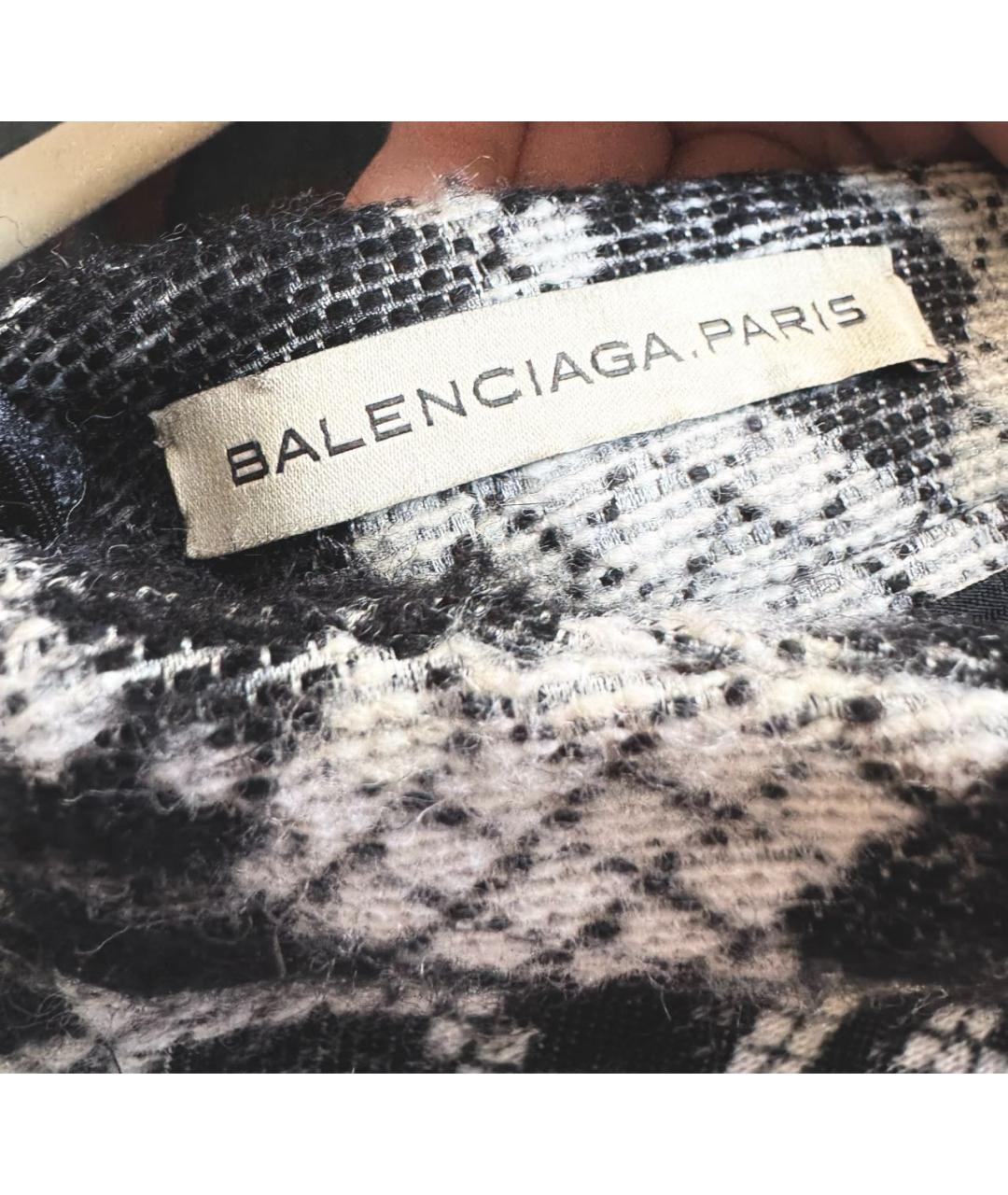 BALENCIAGA Красная кожаная юбка мини, фото 5