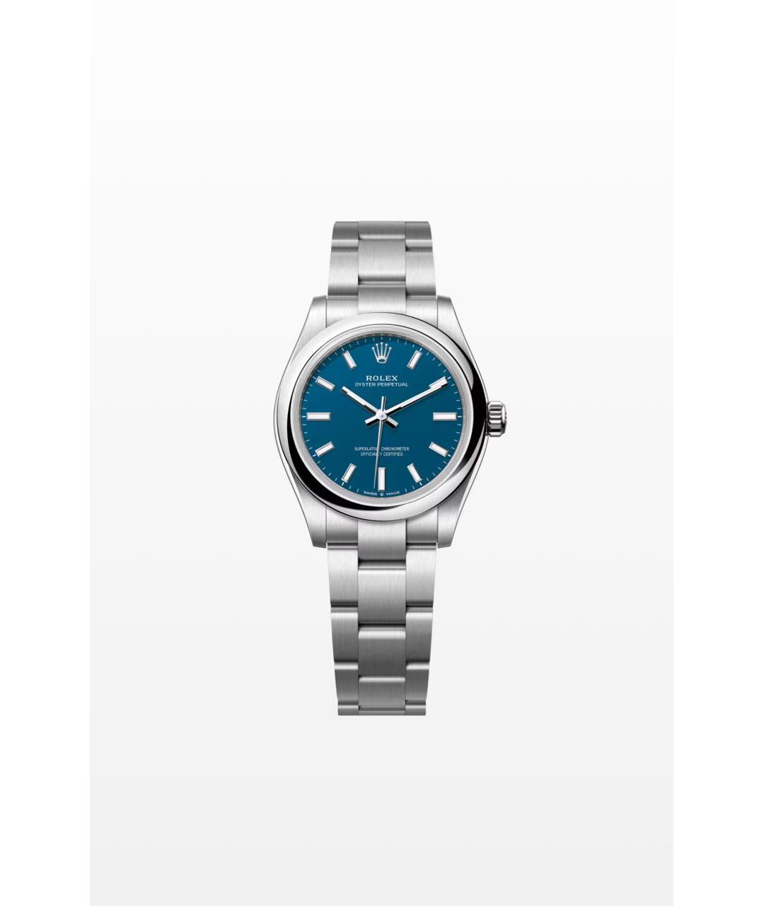 ROLEX Синие металлические часы, фото 3