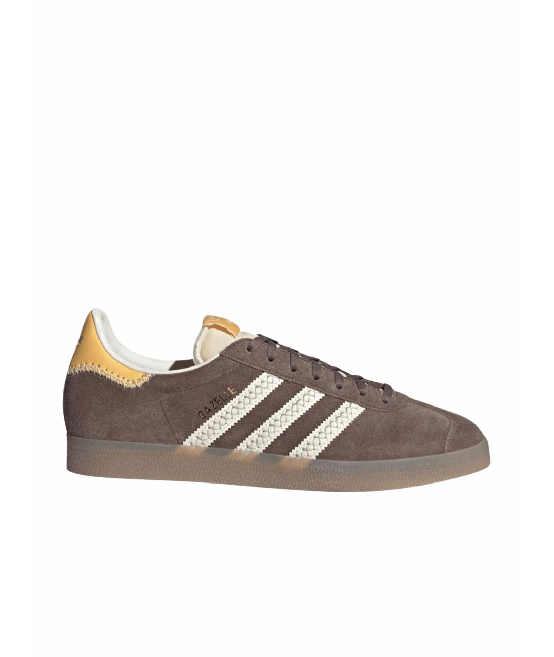 ADIDAS Коричневые замшевые кроссовки, фото 6
