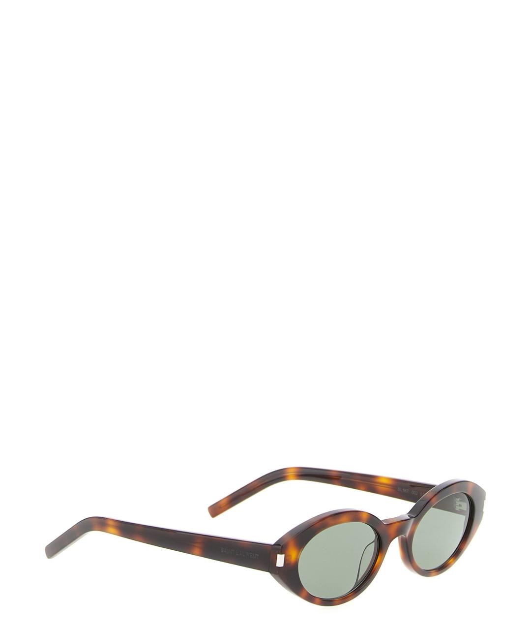 SAINT LAURENT Мульти пластиковые солнцезащитные очки, фото 2