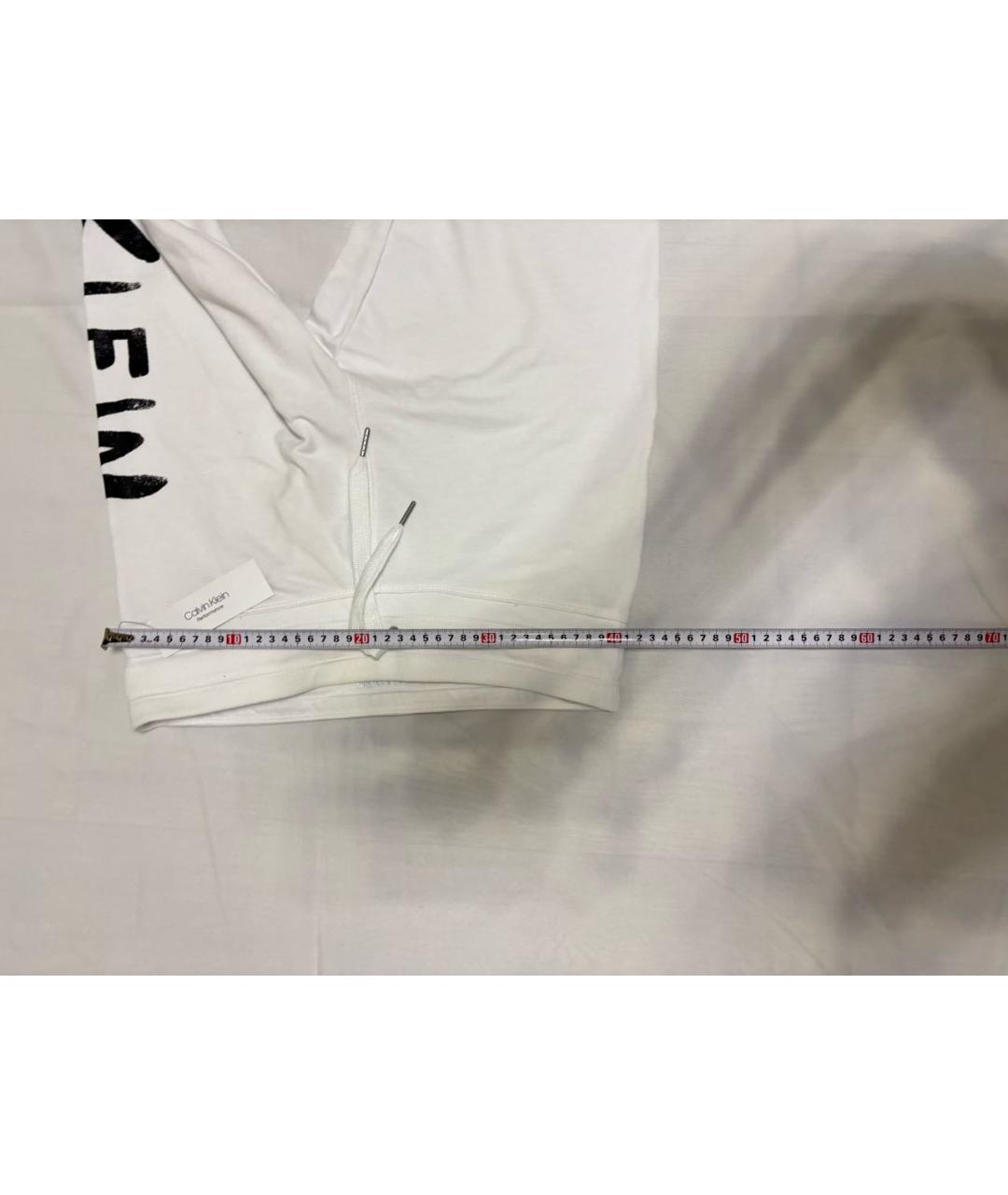 CALVIN KLEIN Белый хлопко-эластановый спортивные костюмы, фото 3
