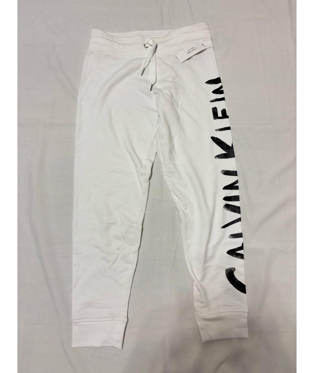 CALVIN KLEIN Белый хлопко-эластановый спортивные костюмы, фото 4