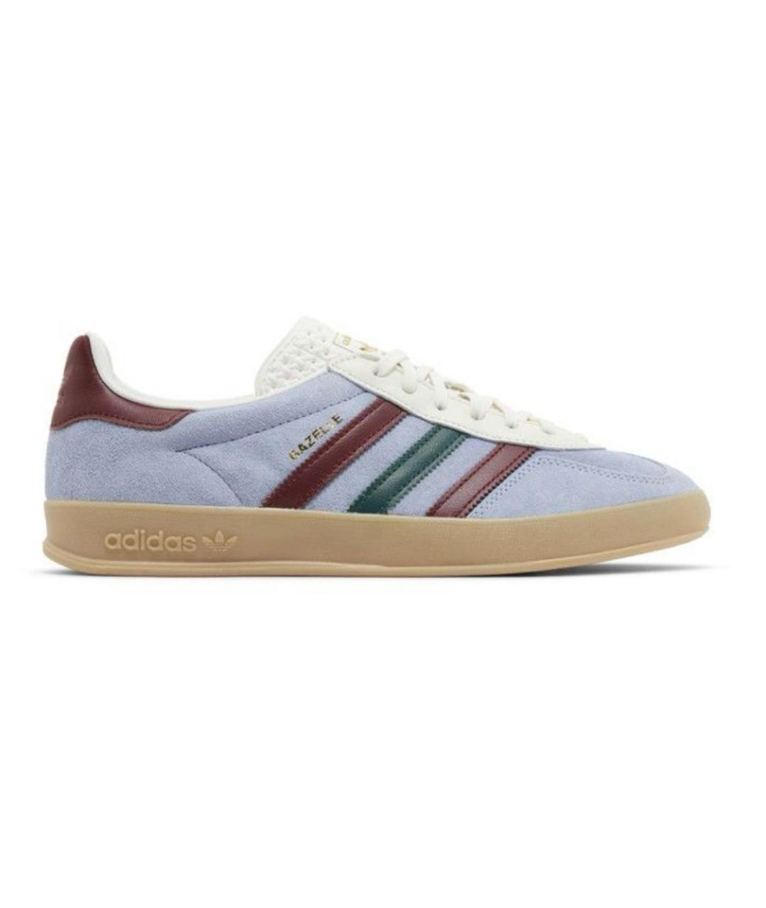 ADIDAS Голубые замшевые низкие кроссовки / кеды, фото 6