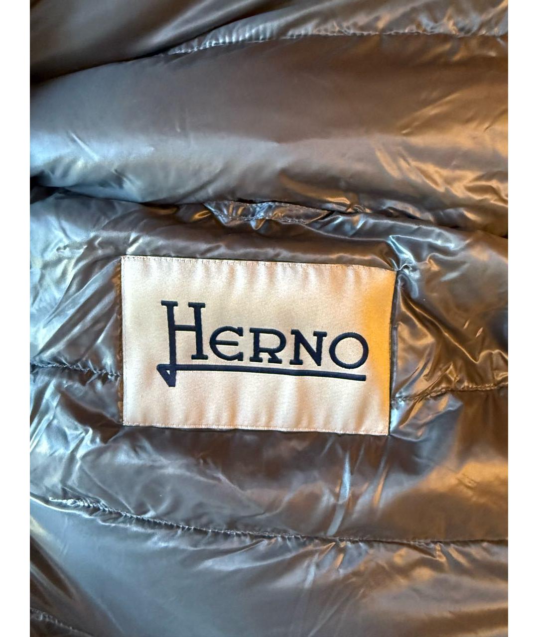 HERNO Бежевая шерстяная куртка, фото 3