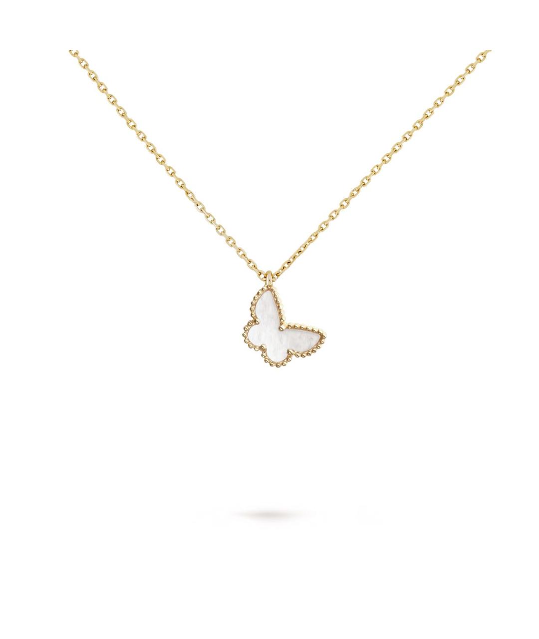 VAN CLEEF & ARPELS Белая подвеска из желтого золота, фото 6