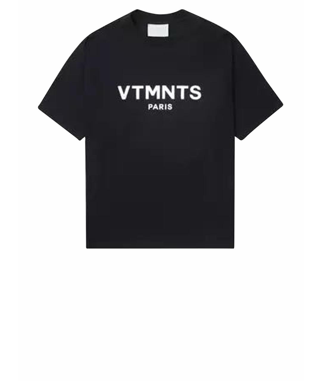 VTMNTS Черная хлопковая футболка, фото 1