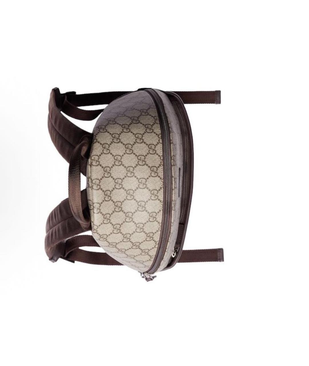 GUCCI Хаки кожаный рюкзак, фото 6