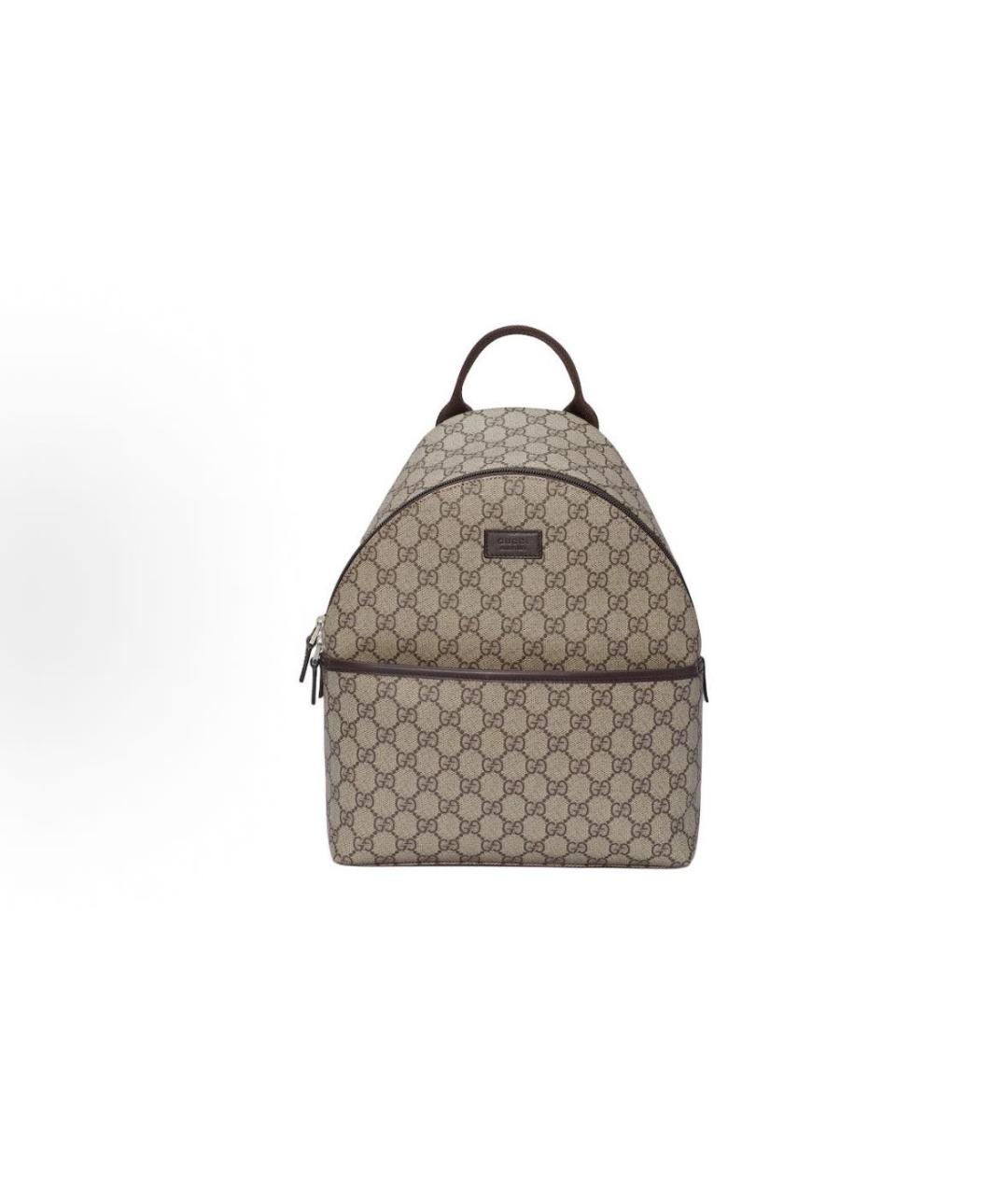 GUCCI Хаки кожаный рюкзак, фото 8