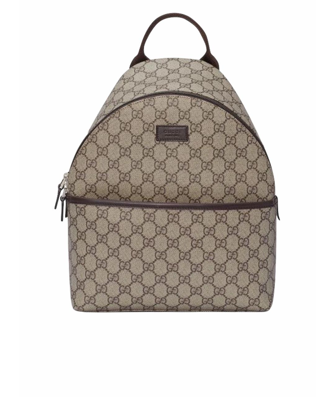 GUCCI Хаки кожаный рюкзак, фото 1