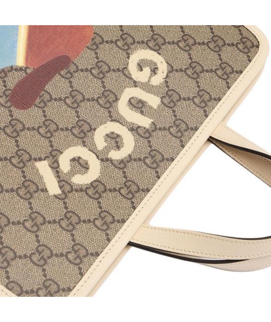GUCCI Хаки сумка тоут, фото 5