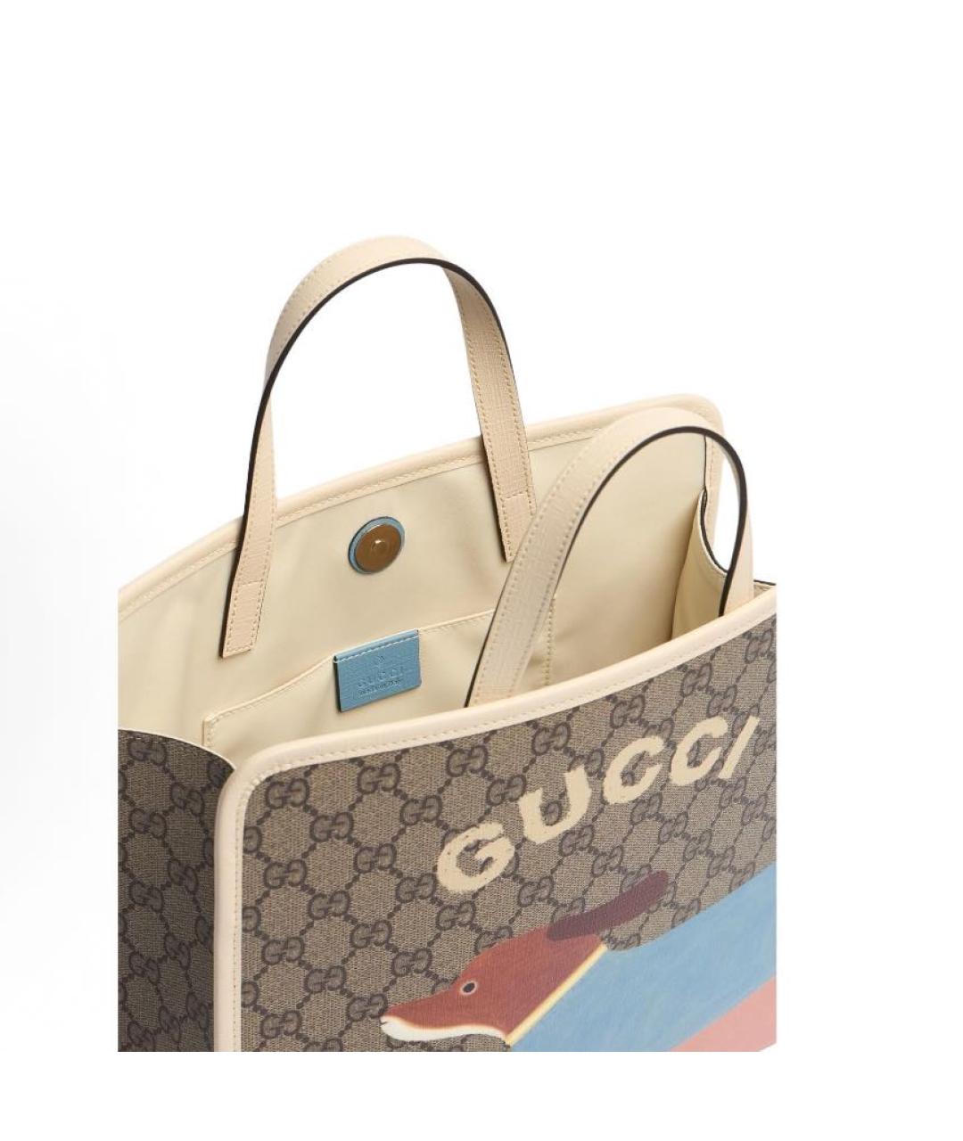 GUCCI Хаки сумка тоут, фото 4