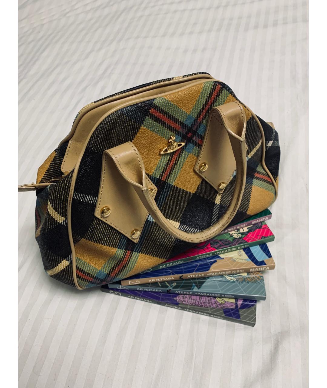 VIVIENNE WESTWOOD Сумка с короткими ручками из искусственной кожи, фото 3